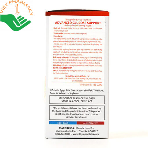 Advanced Glucose Support hỗ trợ ổn định đường huyết