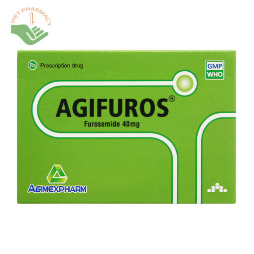 Agifuros 40Mg trị tăng huyết áp, tăng canxi huyết, trị phù