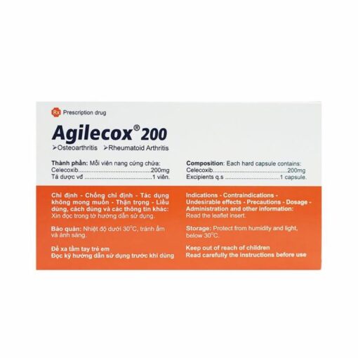 AGILECOX 200 - Thuốc giảm đau chống viêm xương khớp