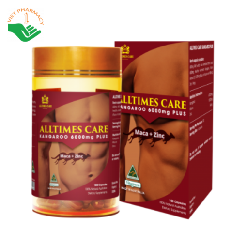 Tăng cường sinh lực nam giới Alltimes Care Premium Kangaroo Essence 6000mg