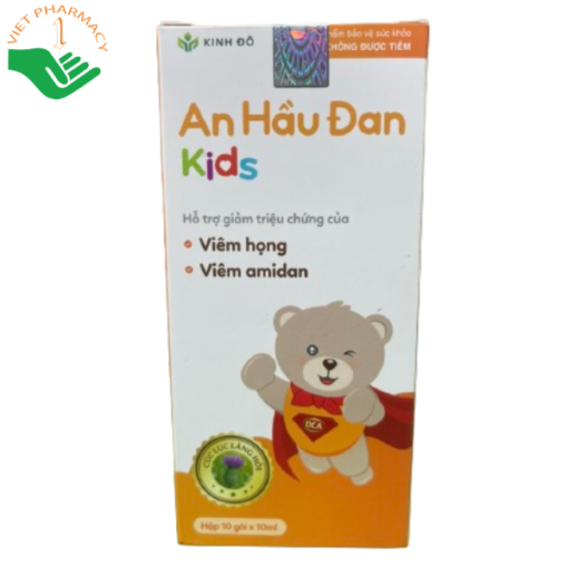 An Hầu Đan Kids - Sản phẩm hỗ trợ điều trị viêm amidan