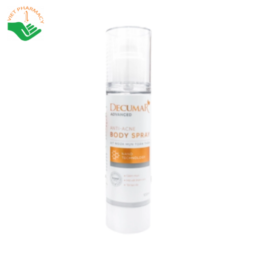 Xịt mụn Anti Acne Body Spray Decumar