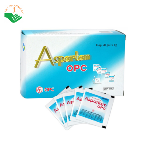 Đường ăn kiêng Aspartam OPC (Hộp 50 gói)