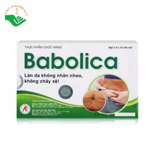 Viên uống ngăn ngừa lão hóa da Babolica