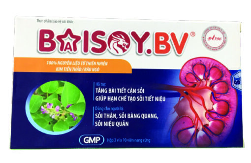 Hỗ trợ bài sỏi BAISOY.BV (Hộp 30 viên)