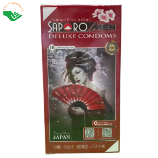 Bao cao su Saporomen Deluxe Condoms