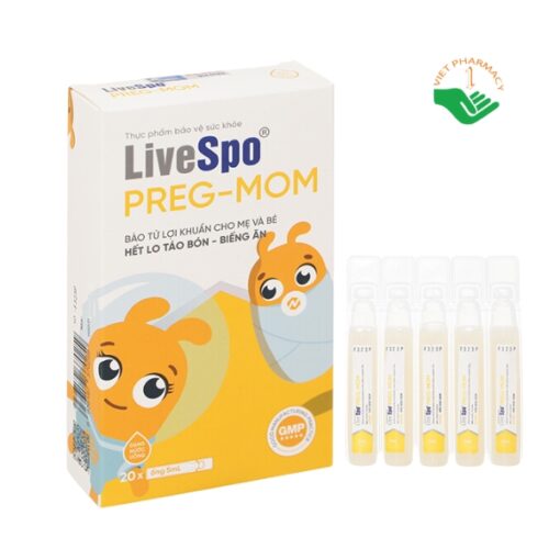 Bào tử lợi khuẩn cho mẹ và bé LiveSpo Preg-Mom