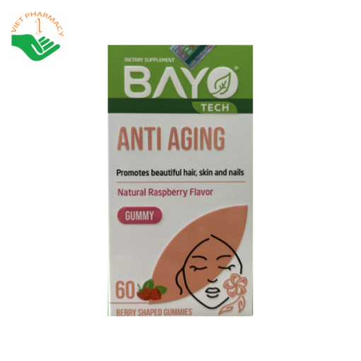 Viên uống Bayotech Anti Aging Hair, Skin & Nail