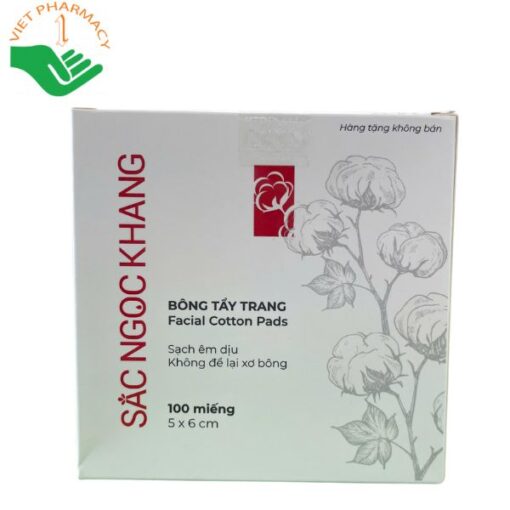 Bông tẩy trang Facial Cotton Pads Sắc Ngọc Khang