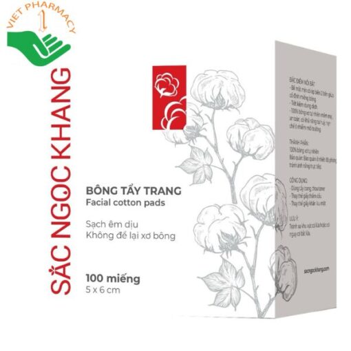 Bông tẩy trang Facial Cotton Pads Sắc Ngọc Khang