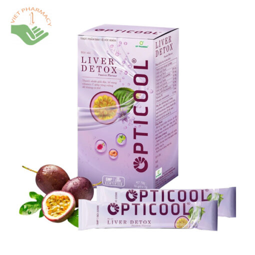 Bột sủi thanh nhiệt Opticool Liver Detox Passion Flaveur