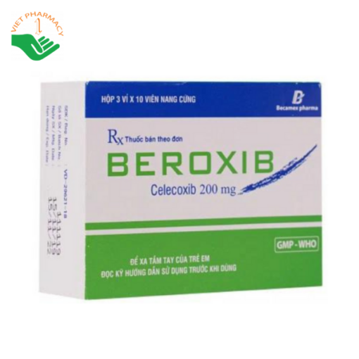 Thuốc Giảm Đau Kháng Viêm Beroxib Celecoxib 200mg