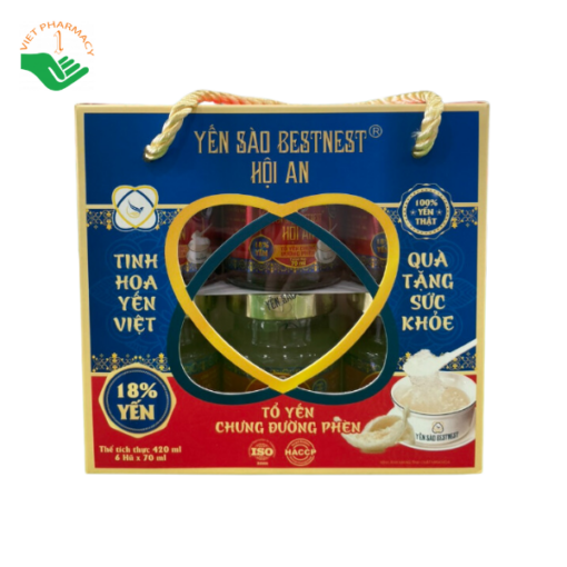 Yến sào Bestnest Hội An - Tổ yến chưng đường phèn (18% yến)