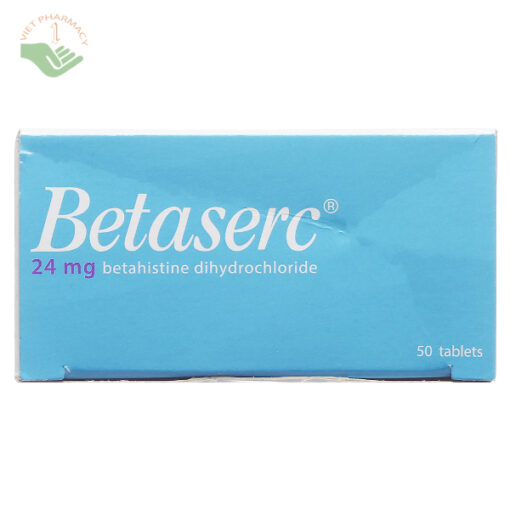 Betaserc 24mg trị ù tai, chóng mặt tiền đình