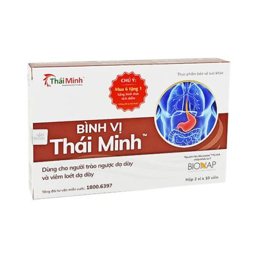 Bình vị Thái Minh hỗ trợ giảm viêm loét dạ dày