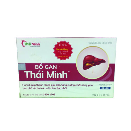 Bổ gan Thái Minh (Hộp 2 vỉ x 10 viên)