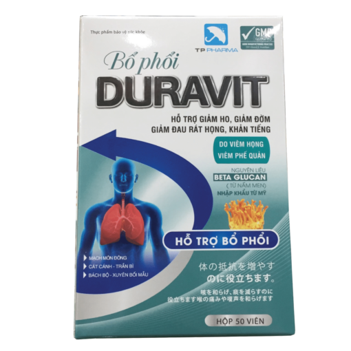 Bổ phổi Duravit TP Pharma (Hộp 50 viên)