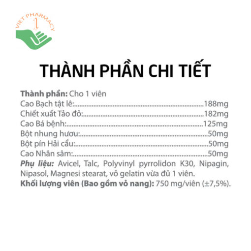 Bổ thận nam Rostex GM