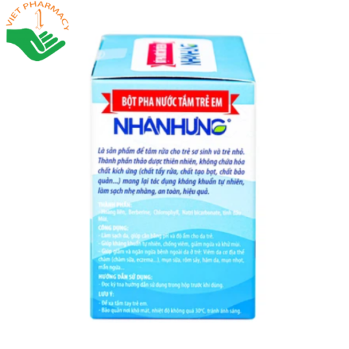 Bột pha nước tắm trẻ em Nhân Hưng (1g x 30 gói)