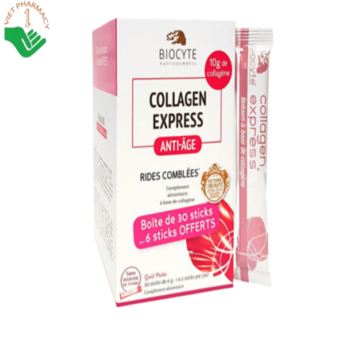 Bột uống làm đẹp da Biocyte Collagen Express