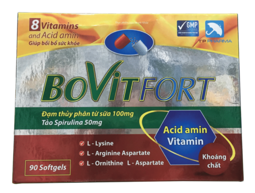 Bổ sung vitamin và khoáng chất BOVIT FORT (Hộp 90 viên)