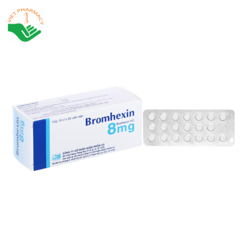 Thuốc Bromhexin 8mg