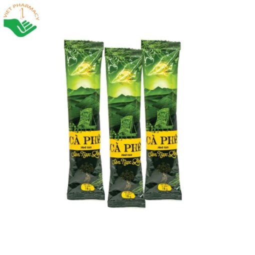 Cà phê sâm Ngọc Linh hoà tan (Hộp 20 gói 18g)