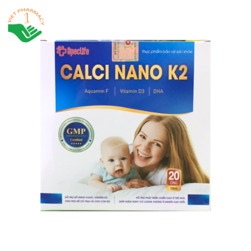 Calci Nano K2 -  Bổ sung canxi, vitamin D3 cho cơ thể