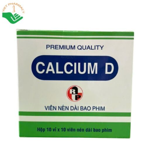 Calcium D Robinson Pharma trị loãng xương, còi xương