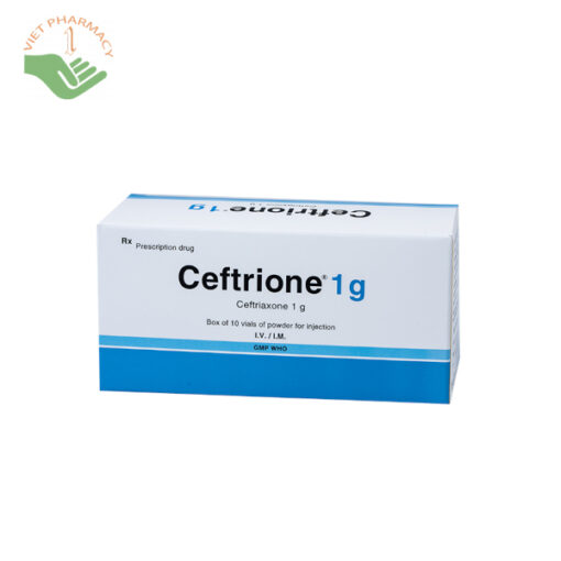 Ceftrione 1g - Thuốc điều trị nhiễm khuẩn hiệu quả