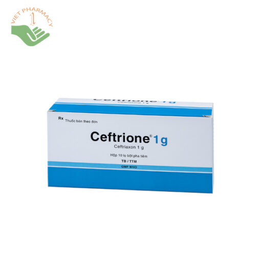 Ceftrione 1g - Thuốc điều trị nhiễm khuẩn hiệu quả