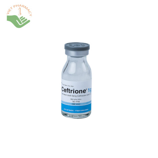 Ceftrione 1g - Thuốc điều trị nhiễm khuẩn hiệu quả