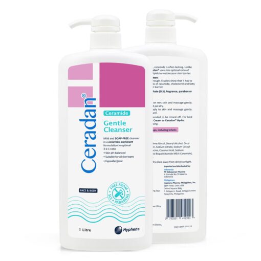 Ceradan Gentle Cleanser – Sữa rửa mặt và toàn thân cho trẻ em và người lớn