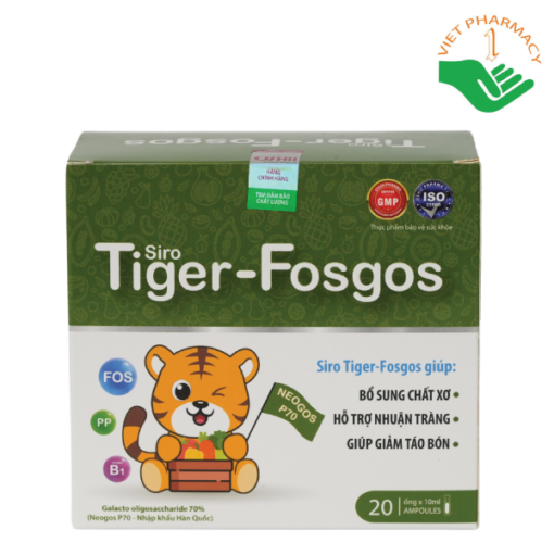 Chất xơ Hổ Tiger-Fosgos Pharmalink OTC (Hộp 20 ống x 10ml)