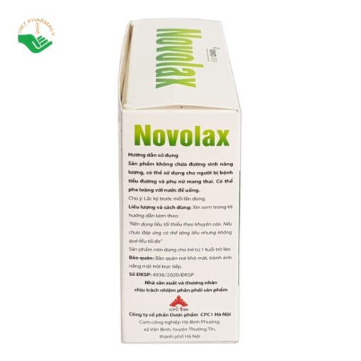 Novolax - Dung dịch chất xơ hòa tan, giảm táo bón