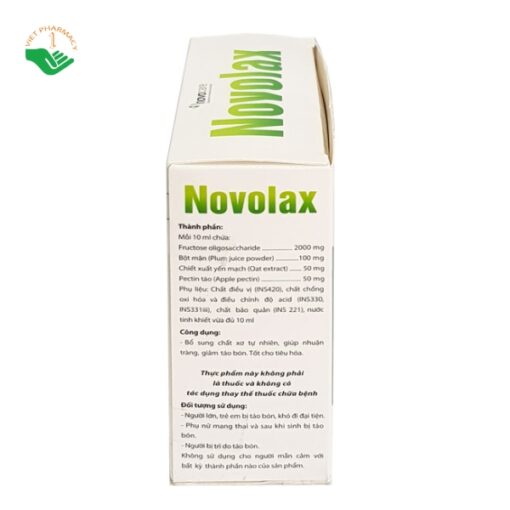 Novolax - Dung dịch chất xơ hòa tan, giảm táo bón