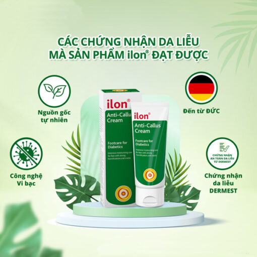 Kem dưỡng ẩm da chân Ilon Anti-Callus Cream