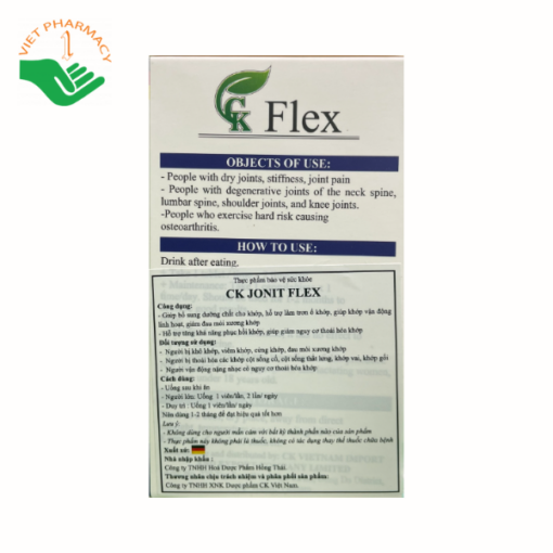 Viên uống bổ khớp Ck Flex