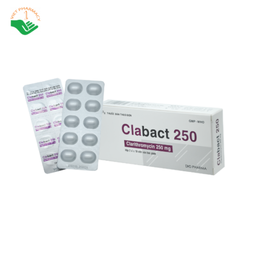 Thuốc hỗ trợ điều trị nhiễm khuẩn Clabact 250mg