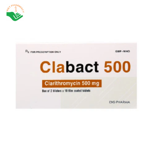 Thuốc hỗ trợ điều trị nhiễm khuẩn Clabact 500mg