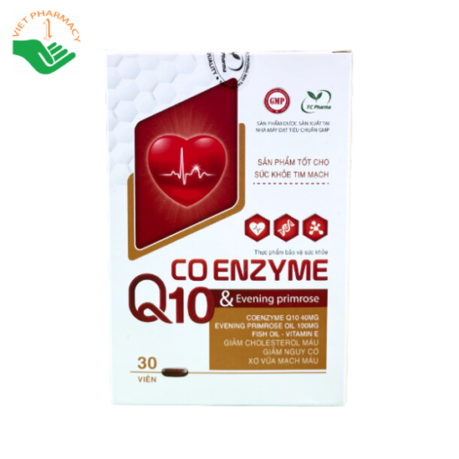 Viên uống hỗ trợ tim mạch Coenzyme Q10 & Evening Primrose