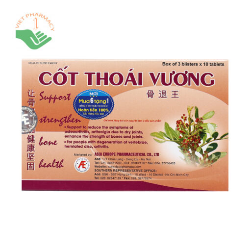 TPBVSK Cốt Thoái Vương 30 viên