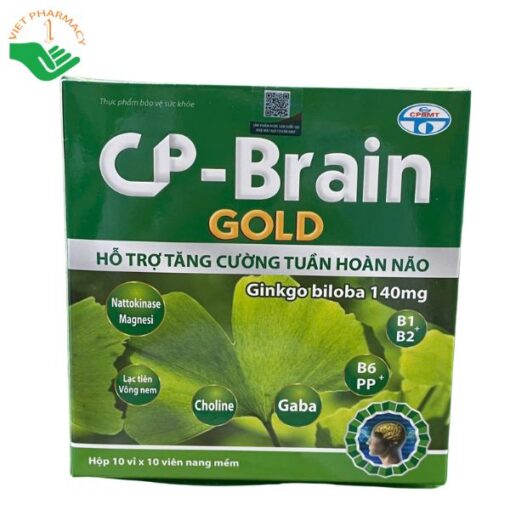 CP - Brain Gold - Hỗ trợ tăng cường tuần hoàn não