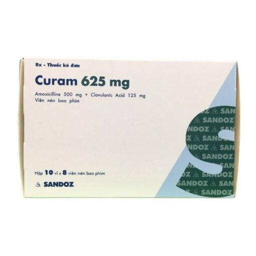 Curam 625mg - Thuốc kháng sinh trị bệnh hiệu quả