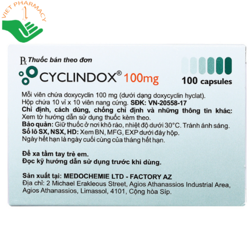 Cyclindox 100mg