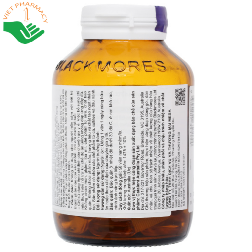 Dầu cá Blackmores Omega Double High Strength Fish Oil