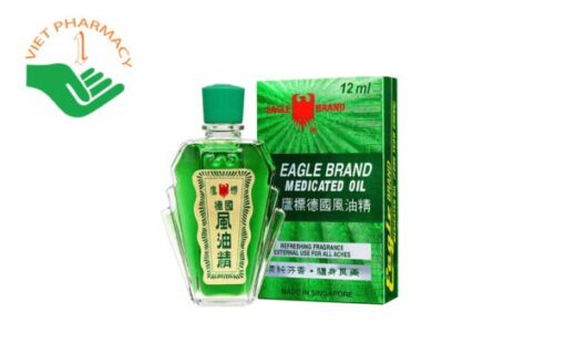 Dầu gió xanh con ó Eagle Brand medicated oil 12ml