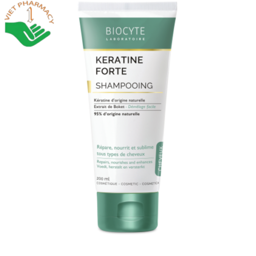 Dầu gội giúp giảm và ngăn ngừa rụng tóc Biocyte Keratine Forte Shampooing