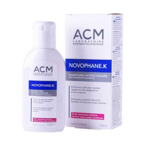 Dầu gội hỗ trợ trị gàu ACM Novophane K Shampoo