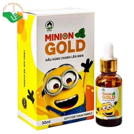 Dầu húng chanh Minion Gold hỗ trợ tăng đề kháng cho trẻ